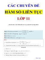 Hàm số liên tục   toán 11 