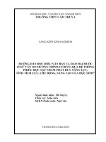 HƯỚNG dẫn đọc HIỂU văn bản CA DAO hài hước (NGỮ văn 10 CHƯƠNG TRÌNH cơ bản) QUA hệ THỐNG PHIẾU học tập NHẰM PHÁT HUY NĂNG lực, TÍNH TÍCH cực, CHỦ ĐỘNG, SÁNG tạo của học SINH 