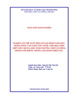 Nghiên cứu đề xuất một số giải pháp giáo dục nhằm nâng cao lòng yêu nước cho học sinh THPT nói chung, học sinh trường THPT lê hồng phong nói riêng trong giải đoạn hiện nay 