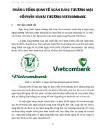 tiểu luận quản trị học môi trường bên ngoài của ngân hàng thương mại cổ phần ngoại thương vietcombank 