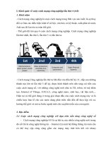 tiểu luận quan hệ kinh tế quốc tế tìm hiểu về cuộc cách mạng công nghiệp lần thứ 4 (4 0) trên thế giới 