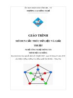 Giáo trình Cấu trúc dữ liệu và giải thuật - Nghề: Công nghệ thông tin (Cao đẳng) - CĐ Kỹ Thuật Công Nghệ Bà Rịa-Vũng Tàu