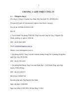 quản lý rủi ro trong kinh doanh tại công ty cổ phần giao nhận tiếp vận quốc tế ( interlog) 