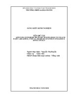 Applying interdisciplinary knowledge to teach part a  reading, unit 11 sources of energy english 11 effectively 