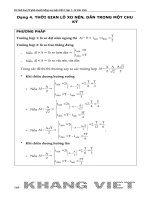 PP suy luận nhanh gv lê văn vinh   CHUONG 1  DAO ĐỘNG cơ   chuyên đề 2  con lắc lò xo   dạng 4  thời gian nén và giãn của lò xo 