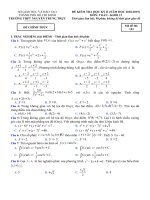 Toan 12 THPT nguyen trung truc de trac nghiem ma de 123 de tu luan dap an tu luan ma tran   THPT nguyễn trung trực tp  hồ chí minh 