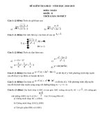 TOAN 11 nguyen van linh de   THPT nguyễn văn linh tp  hồ chí minh 