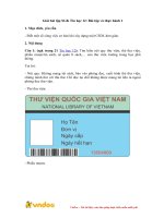 Giải bài tập sách giáo khoa Tin học 12: Bài tập và thực hành 1