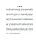 tiểu luận kinh tế quốc tế international trade barrier and case study in china 