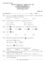 TOAN12 tracnghiem MA DE 111   nguyen phuong mai 