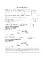 Phương pháp giải các dạng bài vật lý bằng CASIO   gv nguyễn xuân trị   CASIO VAT LY 10   CAN BANG TINH HOC 