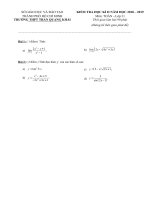 Toan 11   tran quang khai   deda   THPT TRẦN QUANG KHẢI tp  hồ chí minh 