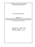 Một số giải pháp phát triển năng lực đọc hiểu văn bản tự sự cho học sinh lớp 12 trường THPT lang chánh qua bài vợ nhặt của kim lân 