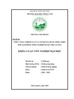 Chức năng, nhiệm vụ của cán bộ xây dựng nông thôn mới tại phòng nông nghiệp huyện phú lương 