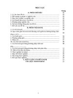 Phân tích đường lối, tìm tòi lời giải,ren luyện kỹ năng giải bài toán tính khoảng cách của hai đường thắng chéo nhau cho học sinh lớp 11 