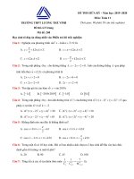 GK1 toán 11 LTV 19 20 