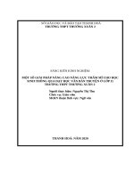 Một số giải pháp nâng cao năng lực thẩm mĩ cho học sinh thông qua dạy học văn bản truyện ở lớp 11 trường THPT thường xuân 2 