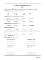 20 đề thi cuối học kì 1 lớp 5 