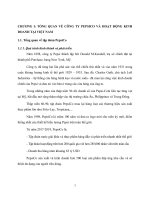 tiểu luận quản lý rủi ro quản lý rủi ro trong hoạt động kinh doanh của pepsico tại thị trường việt nam trong giai đoạn 2017 2019 