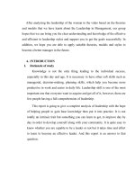 tiểu luận quản trị học analysis of the leadership in boss da market   gia khánh lê 