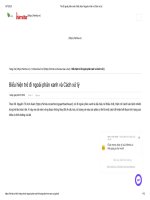 Trẻ bị đi ngoài phân xanh nên làm gì