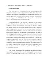 tiểu luận văn hóa doanh nghiệp thương vụ ma của daimler benz và chrysler – thất bại do xung đột trong văn hoá doanh nghiệp 