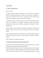 recognition and enforcement of foreign arbitral awards in vietnam 