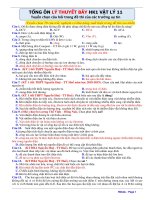 70 câu trắc nghiệm vật lý 11  lý thuyết 