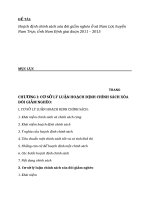 Tiểu luận hoạch định chính sách công  hoạch định chính sách xóa đói giảm nghèo ở xã nam lợi, huyện nam trực, tỉnh nam định giai đoạn 2011 – 2015