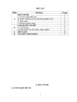 Một số giải pháp giúp học sinh giải các bài toán tính thể tích khối chóp trong hình học không gian 