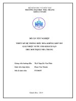 Thiết kế hệ thống điều hòa không khí VRV giải nhiệt nước cho khách sạn iric boutique nha trang  