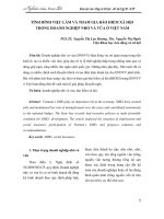 Tình hình việc làm và tham gia bảo hiểm xã hội trong doanh nghiệp nhỏ và vừa ở Việt Nam