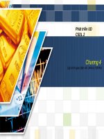 Bài giảng Lập trình Java - Chương 4: Lập trình giao diện với Java và Swing