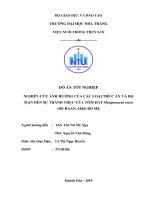 Nghiên cứu ảnh hưởng của các loại thức ăn và độ mặn đến sự thành thục của tôm đất metapenaeus ensis (de haan, 1844) bố mẹ  