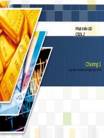 Bài giảng Lập trình Java - Chương 1: Lập trình cơ bản với ngôn ngữ Java