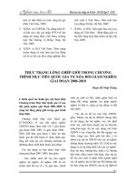 Thực trạng lồng ghép giới trong chương trình mục tiêu quốc gia về xóa đói giảm nghèo giai đoạn 2006-2010