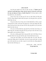 Nghiên cứu, đề xuất một số giải pháp tăng cường công tác quản lý chi phí