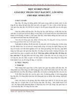 Sáng kiến kinh nghiệm: Một số biện pháp giáo dục phẩm chất đạo đức, lối sống cho học sinh lớp 5