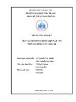 Chế tạo hệ thống phát hiện vật cản trên mô hình ô tô gokart  