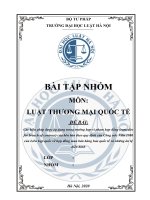 BTN thương mại quốc tế: Các biện pháp được áp dụng trong trường hợp vi phạm hợp đồng (remedies for breach of contract) của bên bán theo quy định của Công ước Viên 1980 của Liên hợp quốc