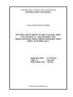 TỔ CHỨC HOẠT ĐỘNG tự học của học SINH vào TIN học 11   bài tập KIỂU xâu NHẰM GIÚP học SINH CHIẾM LĨNH KIẾN THỨC một CÁCH HIỆU QUẢ 