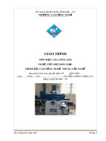 Giáo trình Gia công mài - Nghề: Cắt gọt kim loại - CĐ Kỹ Thuật Công Nghệ Bà Rịa-Vũng Tàu