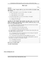 Báo cáo tổng kết đề tài nghiên cứu khoa học: Giải pháp hạn chế hiện tượng bồi tụ, sạt lở ven sông, ven biển tỉnh Sóc Trăng