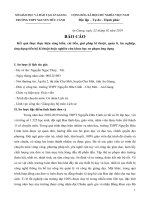 Sáng kiến kinh nghiệm: Một số biện pháp giáo dục giá trị sống cho học sinh trong tiết dạy Lịch sử ở trường trung học phổ thông