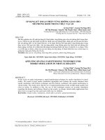 Áp dụng kỹ thuật phân vùng không gian cho mô phỏng khói trong thực tại ảo