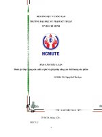 TIỂU LUẬN Đánh giá thực trạng sản xuất cà phê và giải pháp nâng cao chất lượng sản phẩm