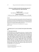 Tổng quan chính sách đối với nhà khoa học nữ ở một số quốc gia trên thế giới