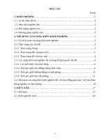 Kinh nghiệm sử dụng véc tơ tính góc trong không gian 