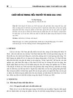 Chất hồi kí trong tiểu thuyết Tô Hoài sau 1945