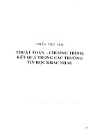 Giáo trình Tin học chuyên ngành Cơ học biến dạng và cán kim loại: Phần 2